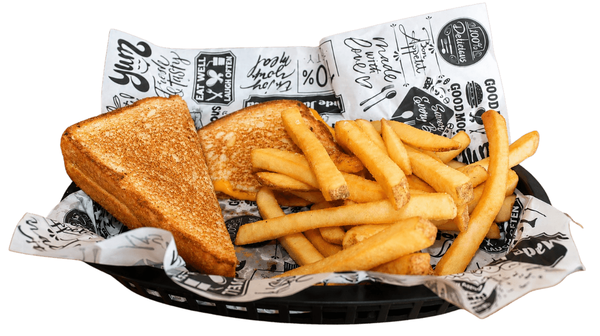 Grilled cheese and fries